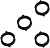 Комплект бушингов тефлонового вала Brother HL-2240/HL-2270/HL-2132/DCP-7060 CET6762